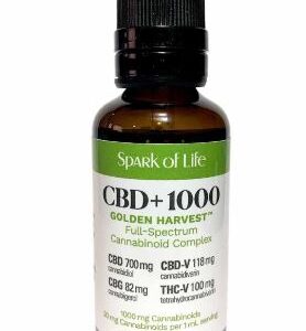 Full Spectrum CBD Tincture 1000mg CBD Spark of Life