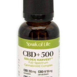 Full Spectrum CBD Tincture 500mg CBD Spark of Life