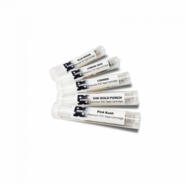 Premium Distillate THC Vape Carts White Tips